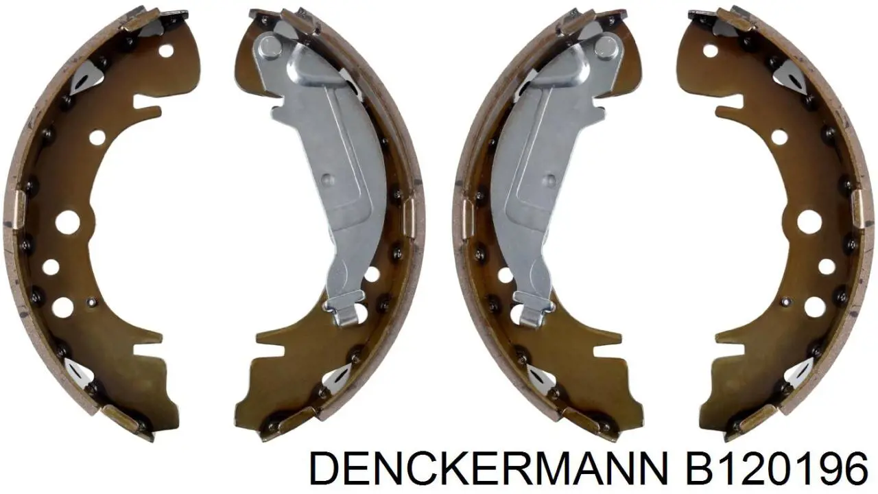 B120196 Denckermann колодки ручника/стоянкового гальма