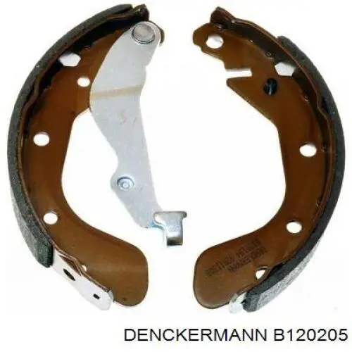 B120205 Denckermann колодки ручника/стоянкового гальма