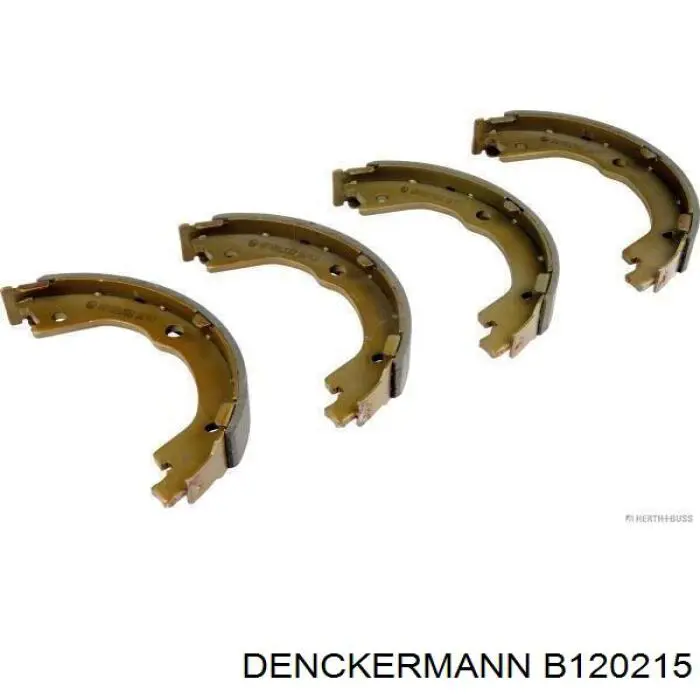 Купити B120215 Denckermann Гальмівні колодки гальма стоянки
