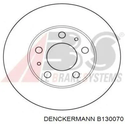 Диск гальмівний передній Denckermann B130070
