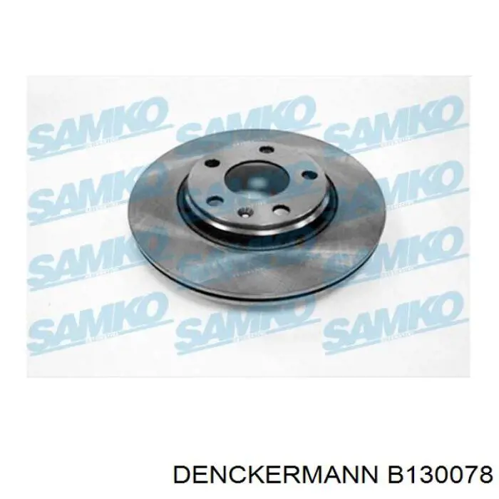 Диск переднього гальма Denckermann B130078 ціна, від 31.98 USD