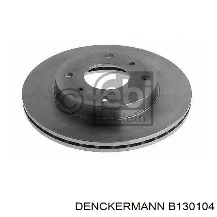 Диск переднього гальма Denckermann B130104 ціна, від 27.87 USD