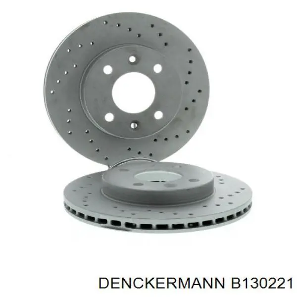 Диск переднього гальма Denckermann B130221 ціна, від 20.32 USD
