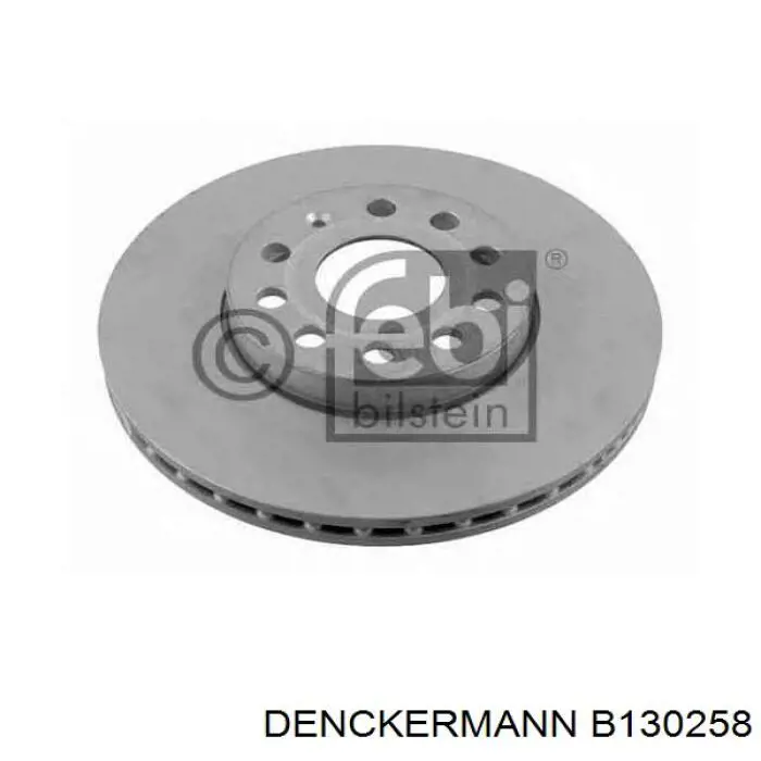 Ремкомплект передніх гальм Denckermann B130258 ціна, від 34.61 USD