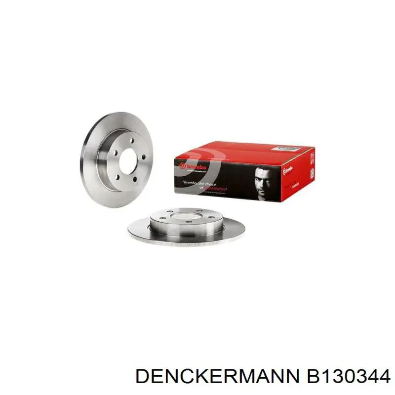 Задні дискові гальма Denckermann B130344 ціна, від 24.67 USD