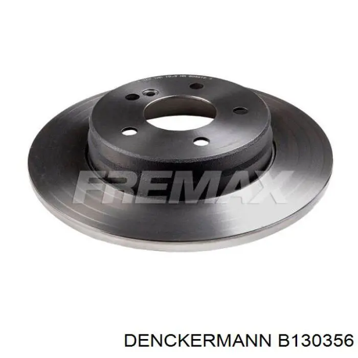 B130356 Denckermann диск гальмівний задній