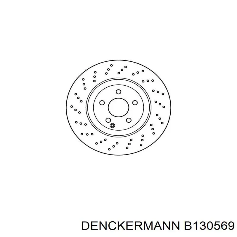 Гальмівні диски передні B130569 Denckermann