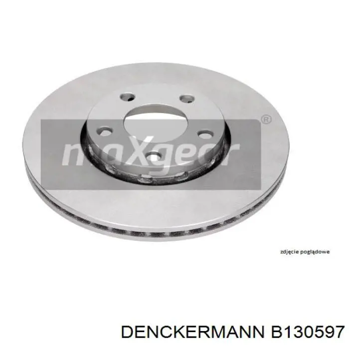 B130597 Denckermann Гальмо дискове переднє