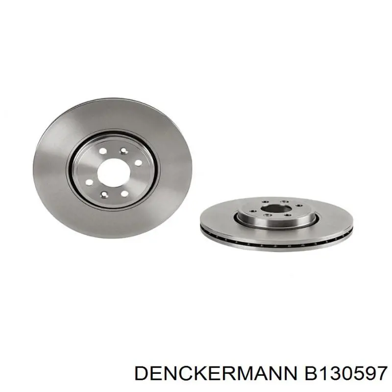Диск переднього гальма Denckermann B130597 ціна, від 44.49 USD