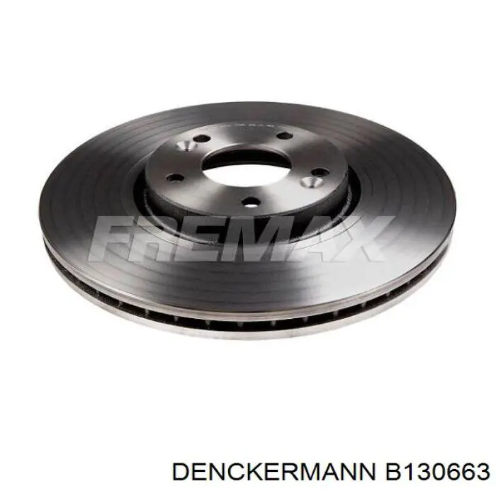 Диск переднього гальма Denckermann B130663 ціна, від 40.40 USD
