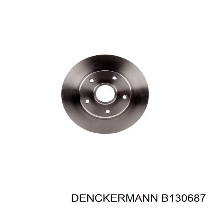 Купити B130687 Denckermann Диск заднього гальма