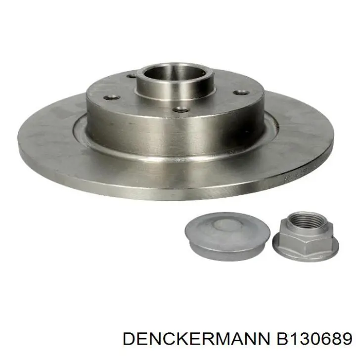 Купити B130689 Denckermann Диск заднього гальма