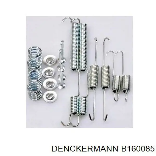 B160085 Denckermann монтажний комплект задніх барабанних колодок
