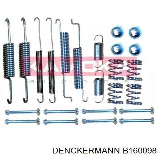 Монтажний комплект задніх барабанних колодок B160098 Denckermann