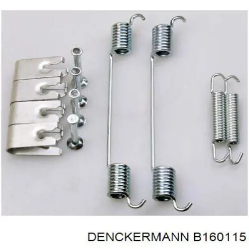 Монтажний комплект задніх барабанних колодок Denckermann B160115 ціна, від 5.46 USD