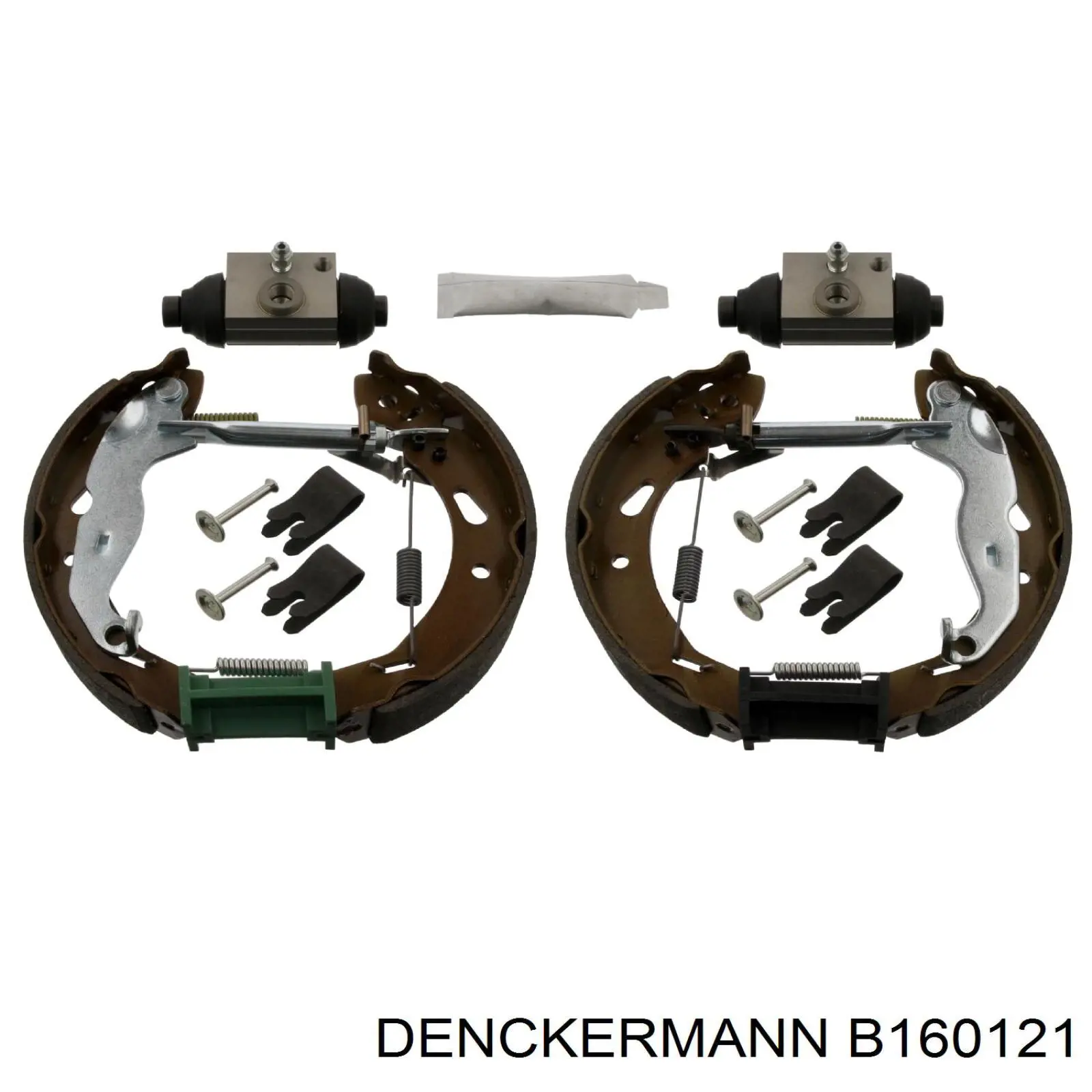 Монтажний комплект задніх барабанних колодок Denckermann B160121 ціна, від 7.06 USD