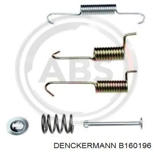 Монтажний комплект задніх барабанних колодок B160196 Denckermann
