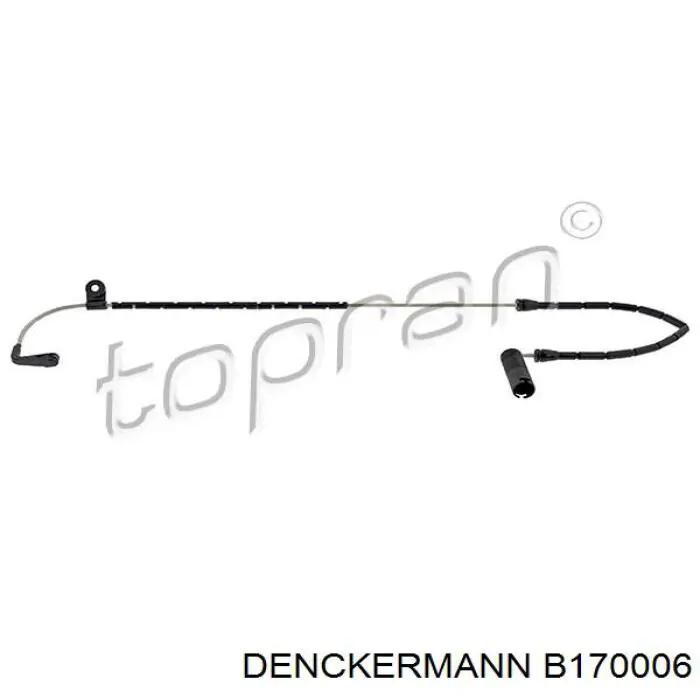 Датчик зносу гальмівних колодок, передній B170006 Denckermann