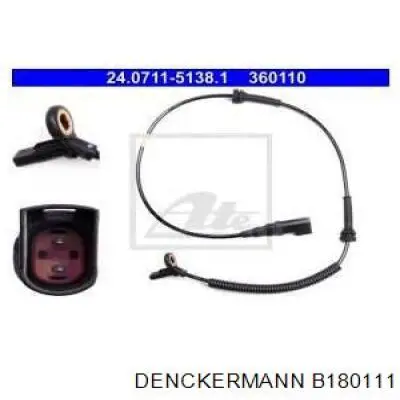 Передній датчик ABS Fast FT80598