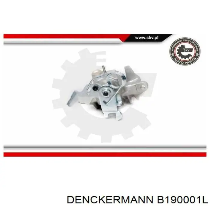 B190001L Denckermann Супорт гальмівний задній лівий