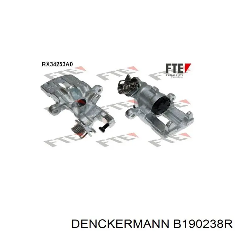 Супорт гальмівний задній правий B190238R Denckermann