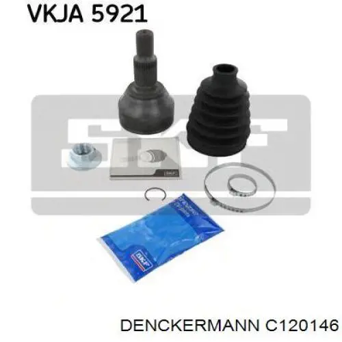 Граната колісна Denckermann C120146 ціна, від 26.90 USD
