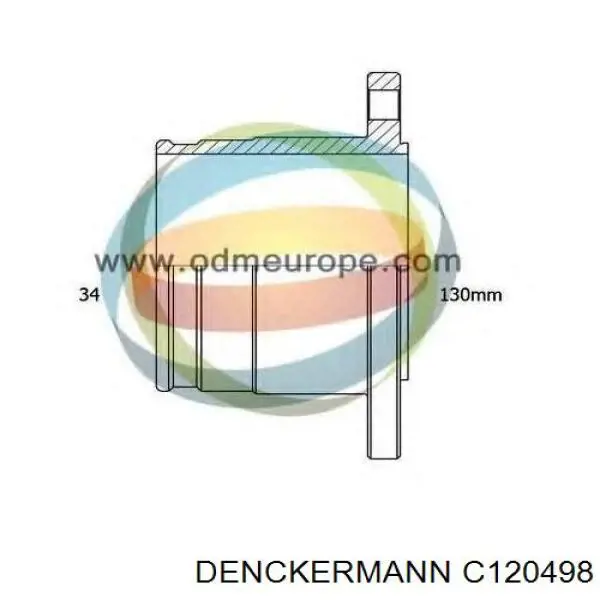 ШРКШ внутрішній, передній Denckermann C120498 ціна, від 41.88 USD