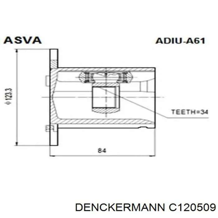 Купити C120509 Denckermann Граната внутрішня ліва