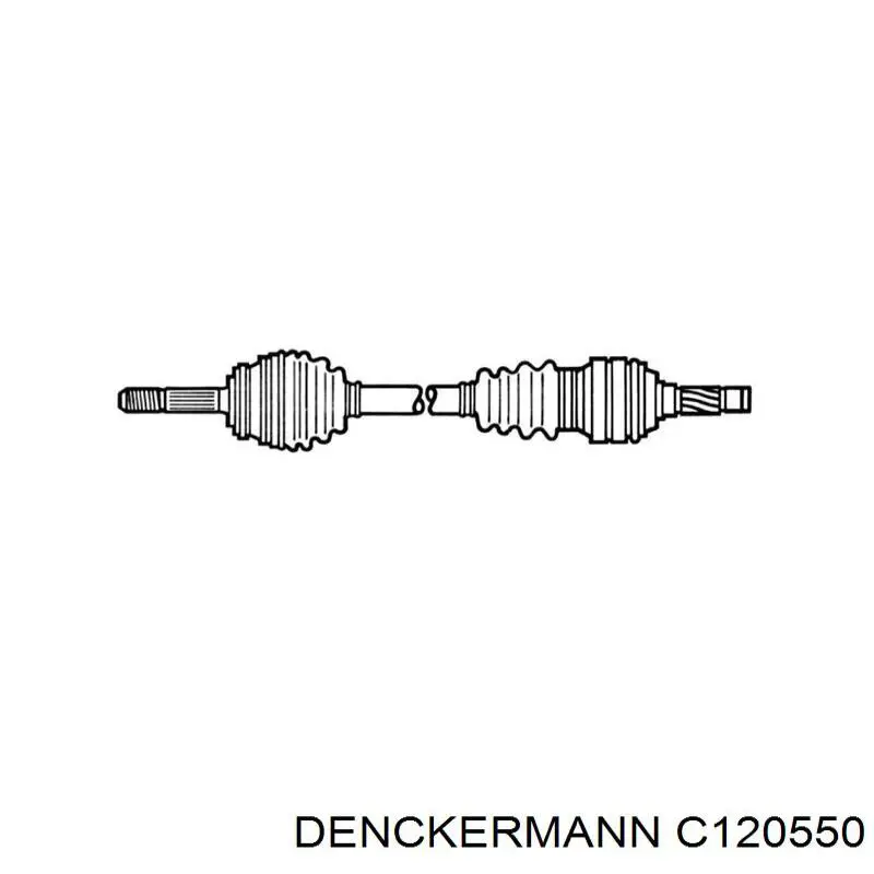 Купити C120550 Denckermann Шарнір приводу зовнішній