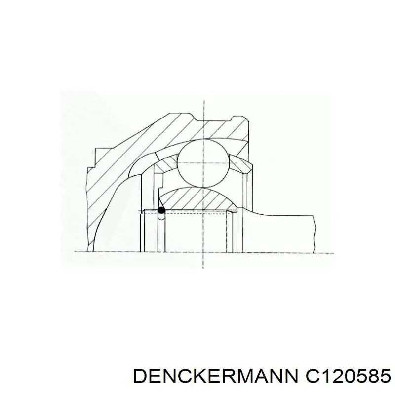 ШРУС зовнішній передній C120585 Denckermann