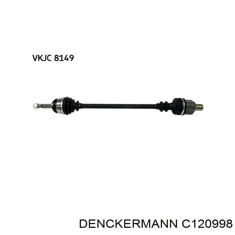 C120998 Denckermann Привід передній правий