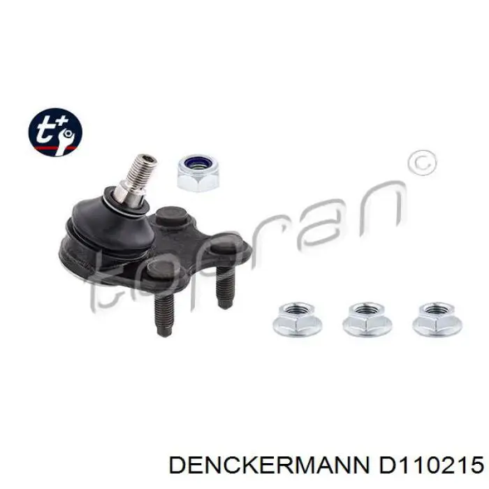 Кульова опора, нижня, ліва Denckermann D110215 ціна, від 8.83 USD
