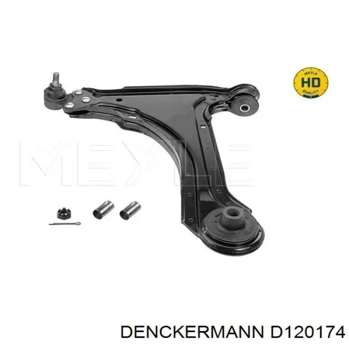 D120174 Denckermann важіль передньої підвіски нижній, лівий