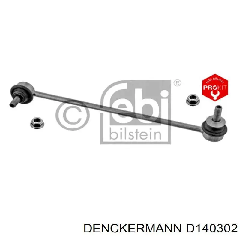 Стійка стабілізатора, переднього, права Denckermann D140302 ціна, від 10.82 USD
