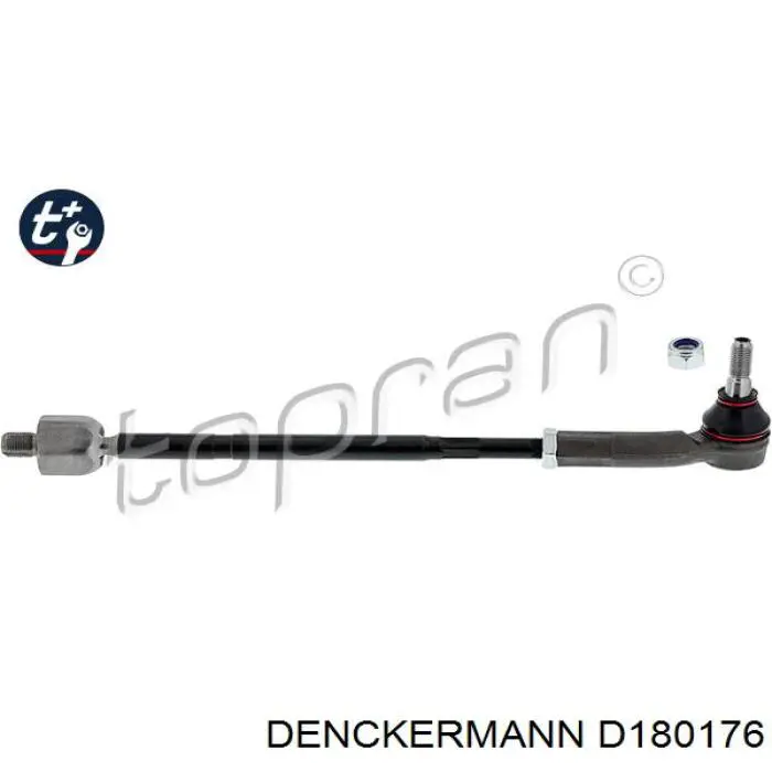 Тяга рульова в зборі, права D180176 Denckermann
