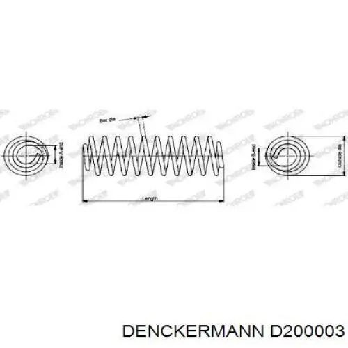 Купити D200003 Denckermann Комплект важелів передньої підвіски