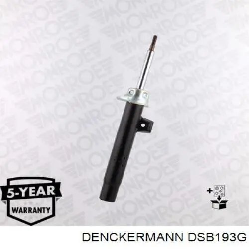Амортизатор передній, правий Denckermann DSB193G ціна, від 35.53 USD