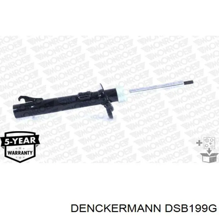 DSB199G Denckermann амортизатор передній, правий