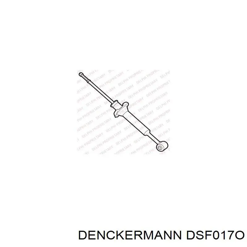 Амортизатор задній Denckermann DSF017O ціна, від 22.11 USD