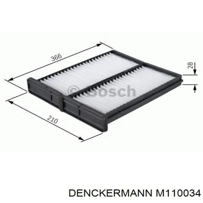 Фільтр салону M110034 Denckermann
