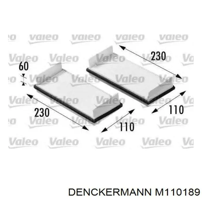 Фільтр повітряний обігрівача Denckermann M110189 ціна, від 12.10 USD
