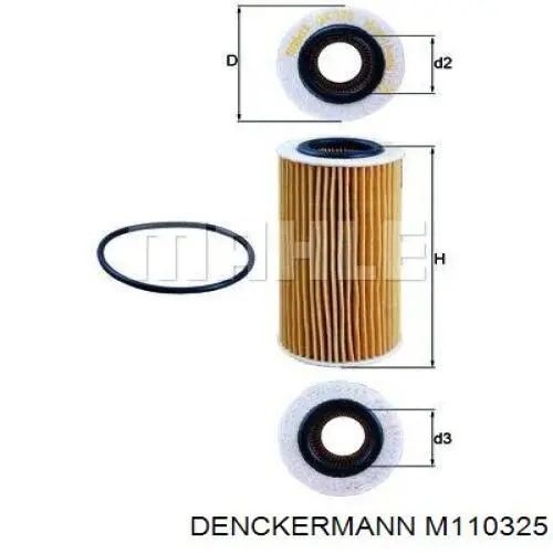 Повітряний фільтр салону Denckermann M110325