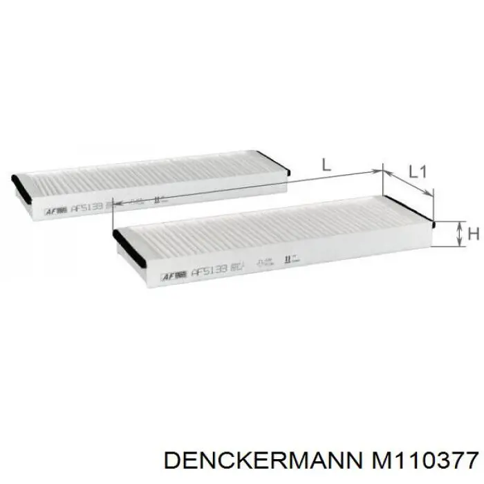 M110377 Denckermann фільтр салону