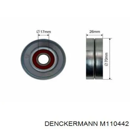 M110442 Denckermann Внутрішньосалонний фільтр