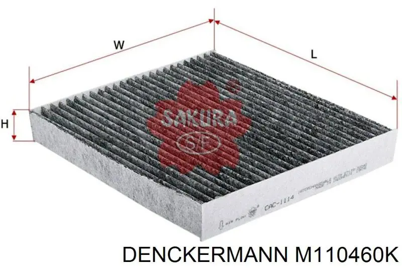 Фільтр салону M110460K Denckermann