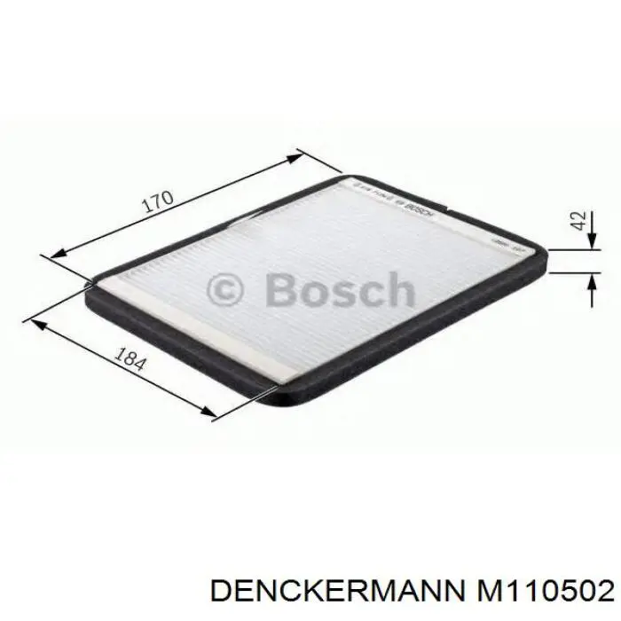 Фільтр салону M110502 Denckermann