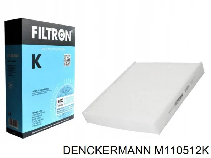 Купити M110512K Denckermann Фільтр салону вугільний