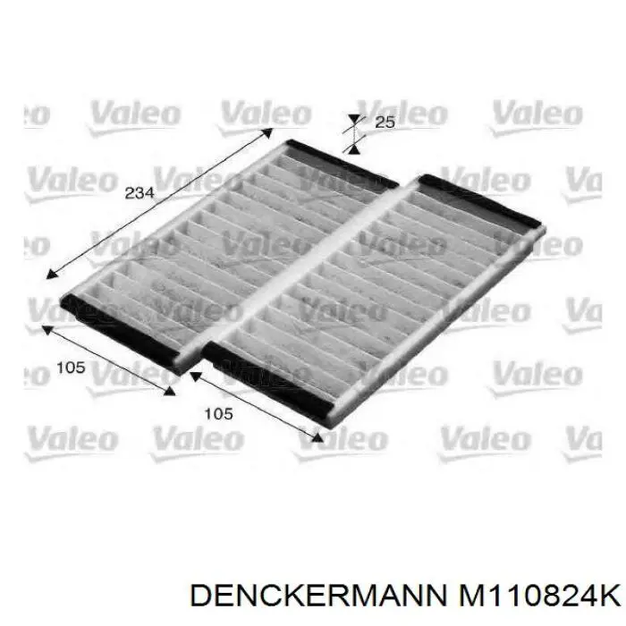 Фільтр повітряний обігрівача Denckermann M110824K ціна, від 10.78 USD