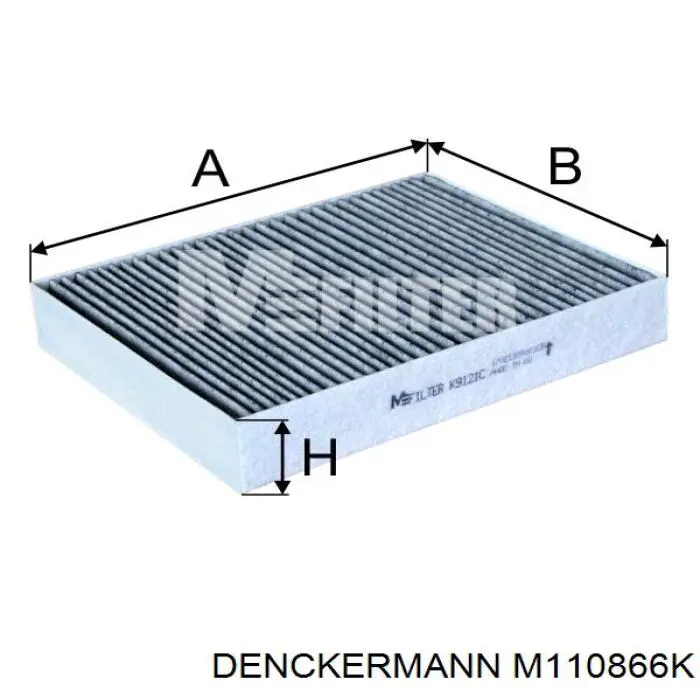 M110866K Denckermann фільтр салону