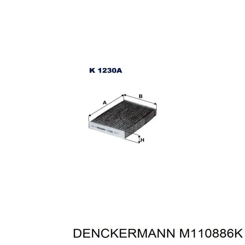 Повітряний фільтр салону Denckermann M110886K